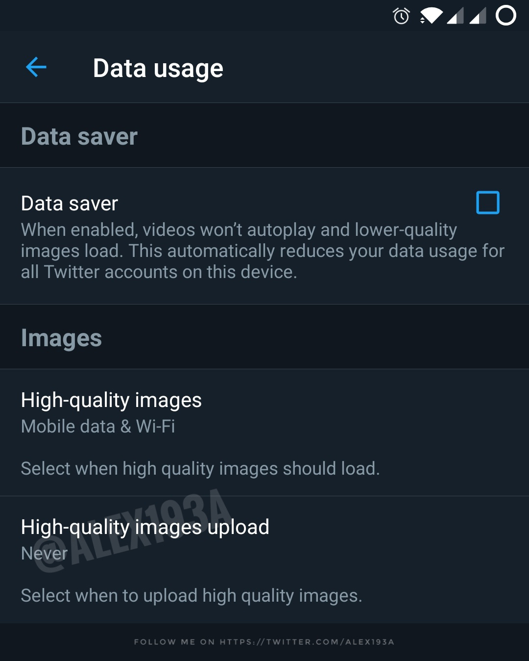 Alessandro Paluzzi Twitter Is Working On A Setting To Select When To Upload High Quality Photos