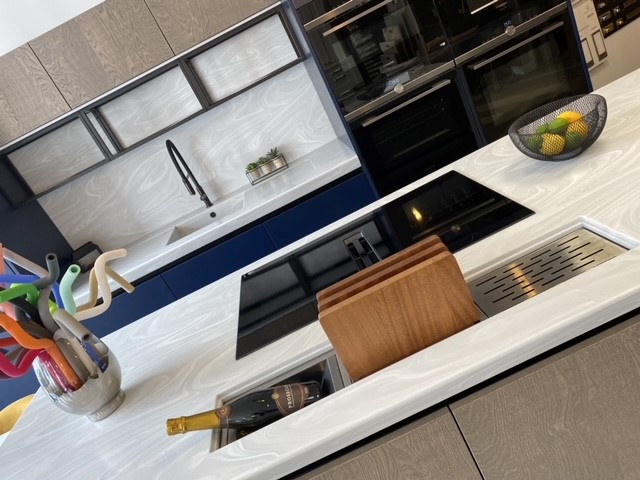 1810co's tweet photo. #Axix sink in gunmetal with matching Spirale Flexible tap and Accessory trough as seen at Heart Of The Home Interiors. Heart Of The Home Interiors https://t.co/hINl8XRVtu