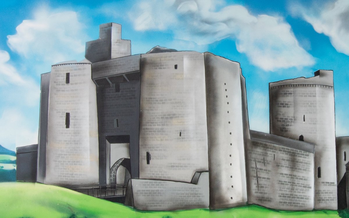 FreshCreativeC0's tweet photo. 🌊🏰We painted this interior swimming pool mural for a private house in Hendy. The design brief was to include a dragon, Pembroke castle and the Whiteford Lighthouse.

#FreshCreativeCo #dragon #castle #welshdragon #mural  #Swansea #Abertware  #StreetArt #SprayPaint #Graffiti https://t.co/c1BrFnAkKf