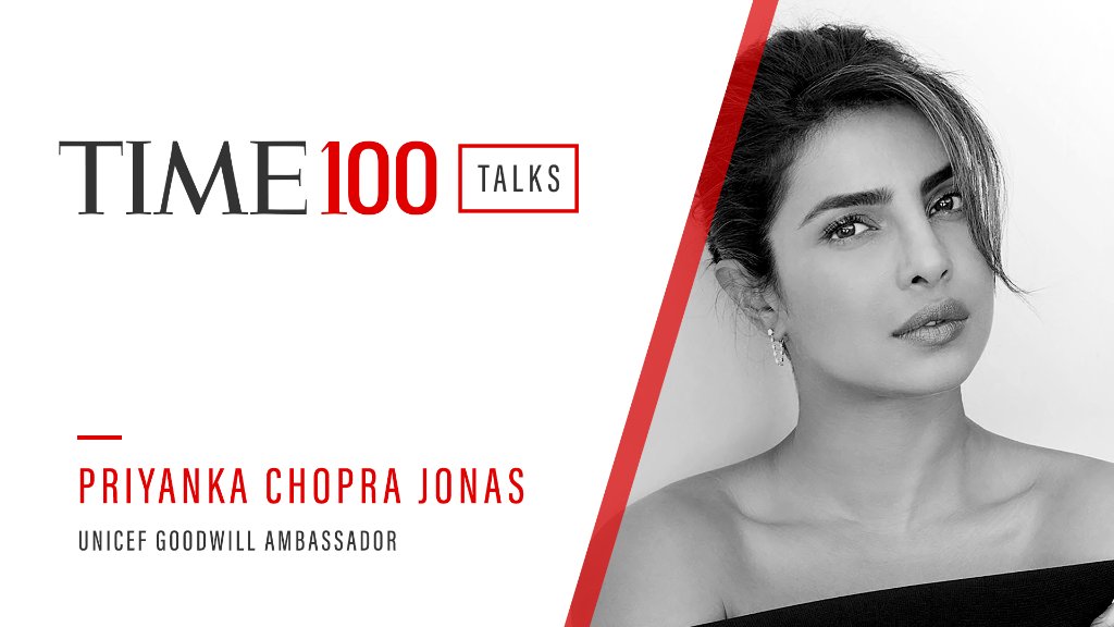 Join us this Thursday for a live #TIME100Talks featuring UNICEF Goodwill Ambassador @priyankachopra.
Register now: https://t.co/HD3P6B2538 https://t.co/2VjXEHTHSY