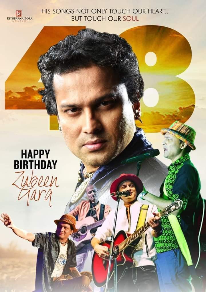 Happy Birthday legend Zubeen Garg dada.. stay happy, healthy and blessed..have a great day . 