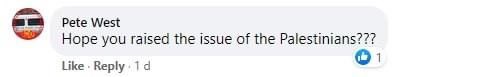 Meanwhile, Keir visited a local synagogue on 15 November, let’s see what people following the Labour Party Facebook have to say: