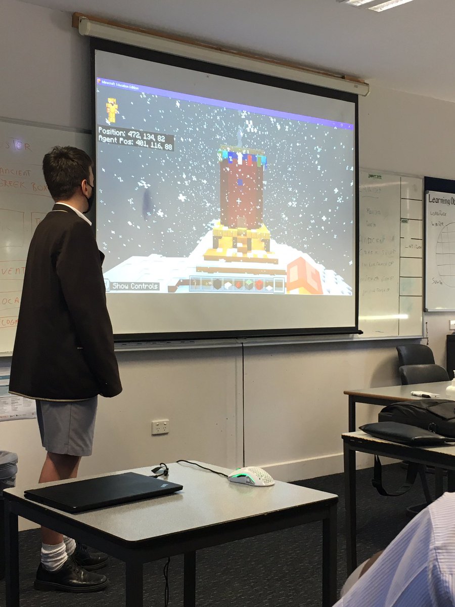 MsTarynBates's tweet photo. Year 7 Trinity boys @WhitefriarsColl getting creative with their investigation into prayer spaces. They ranged from minecraft temples, to real life shrines, to models that faced the sacred Kaaba. #WFClearning https://t.co/WDD9hJfY9v