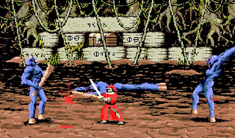 And Amiga? It's not the best Amiga game by far but it's my fav: Moonstone, a weird, bloody multiplayer action-strategy game that I only learned about a few years ago through a game developer I met in Sweden. It's WILDLY imperfect, I'm not even sure it's good, but it's amazing.