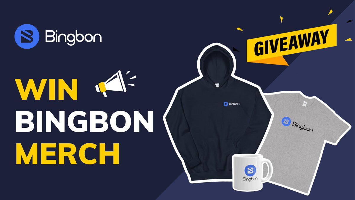BingXEnglish's tweet photo. #BingbonGiveaway📢📢📢

Want to win a Bingbon Merch Pack with Hoodie, T-shirt, and coffee cup! (3 in 1 pack)🎁🎁🎁

Retweet and reply with:
1. Screenshot of your recent trades on Bingbon
2. Your Bingbon User ID

We will choose 3 random winners!!! https://t.co/plTxXEtg52