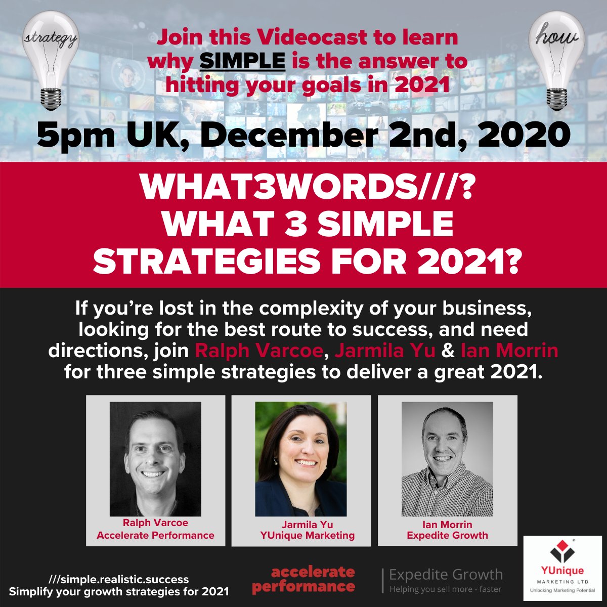 RalphVarcoe's tweet photo. I’m hosting a webinar! Join @Jarmila_Yu and me to discover the strategies to make 2021 a great goal-getting year. https://t.co/hV8jpJrf6h https://t.co/NYEm2RnXi2