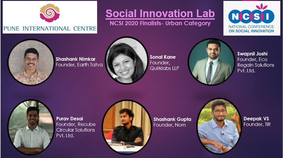 PuneIntCentre's tweet photo. Meet the #NCSI 2020 Finalists: Category - Urban!

The #SocialInnovators are selected from over 100+ applications from across the country, &amp; will present at PIC's 8th National Conference on #SocialInnovation on 4th-5th Dec.

Event open to all!
👉Register https://t.co/2pXoFpxQms https://t.co/DtcT0rN4VN