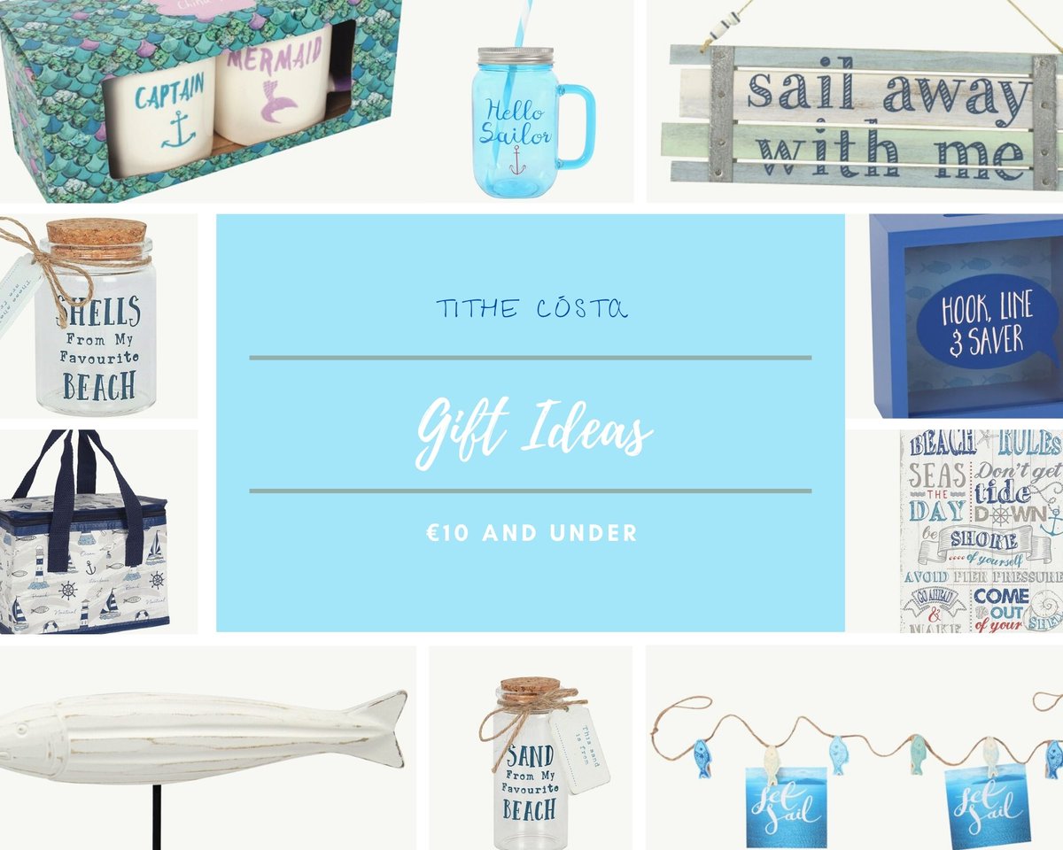 Coastal and Nautical Christmas Gift Ideas for under €10! #TitheCosta #CoastalHomes #gifts #galway #wildatlanticway Check out our website tithecosta.com