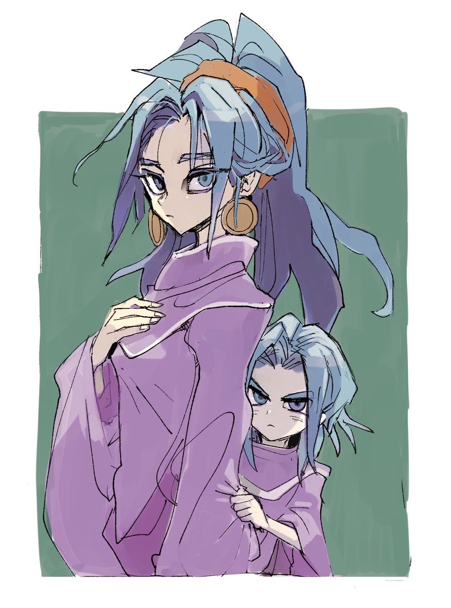 サラとジャキと預言者 くまころのイラスト