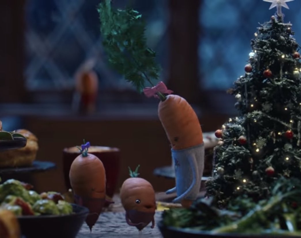 MarvinNMorgan's tweet photo. Imagine people are complaining they can’t “relate” to #Sainsburys advert as it doesn’t “represent” their family, But feel represented as aliens/carrots and no complaints. You know how f**ked this is 😶😔 https://t.co/3vPQ1539Or