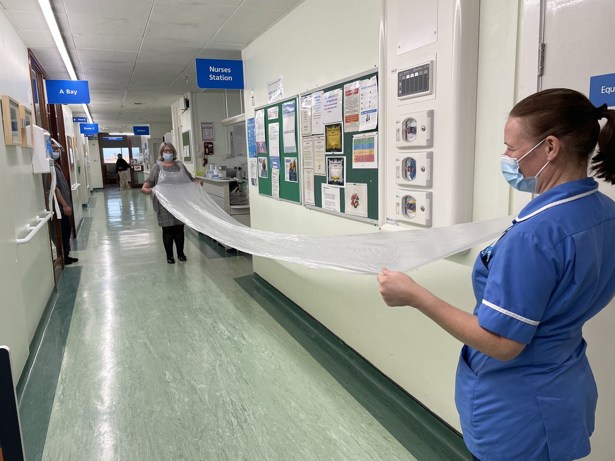 We may have found the NHS's longest apron! <a href="/GWR/">Guinness World Records</a> is there a category for this?😁<a href="/Imperialpeople/">Imperial People 💙</a> <a href="/NursesMidwives/">ICHT Nurses & Midwives</a> <a href="/Claire_Davidson/">Claire D</a> <a href="/LiamHorkan/">Liam Horkan</a> <a href="/Ah70Phil/">PhilAH70</a> <a href="/ClareNash20/">NetZeroNurse 💙💚 RN 🌍</a>