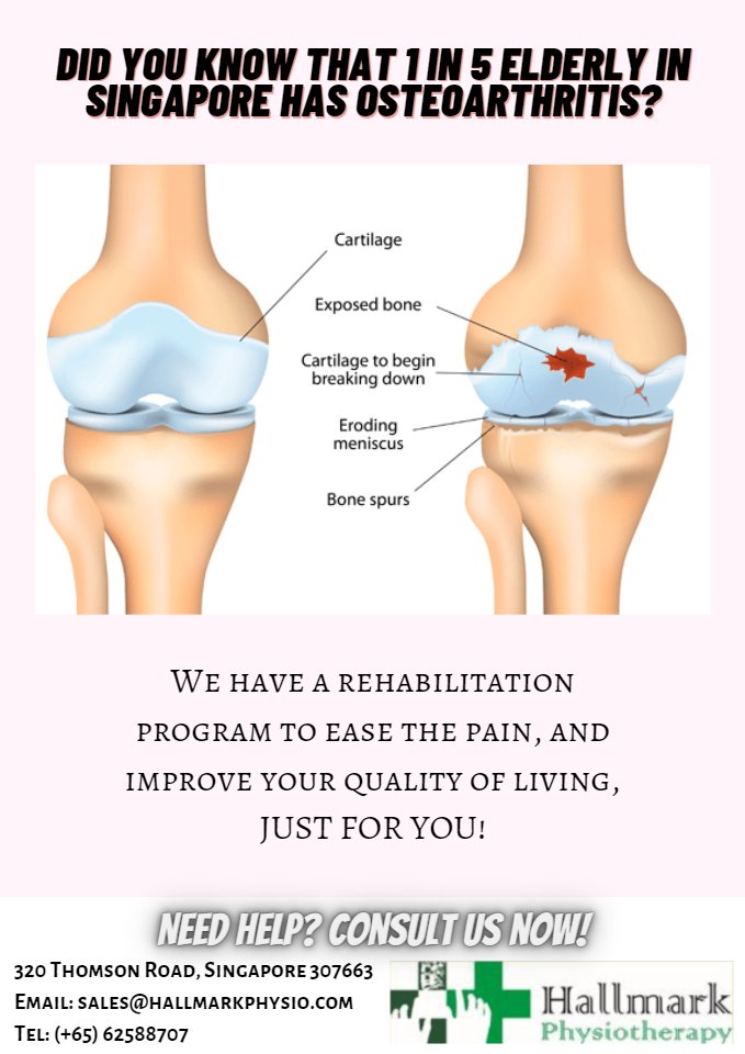 HallmarkPhysio's tweet image. Osteoarthritis knee pain? Come and consult us!