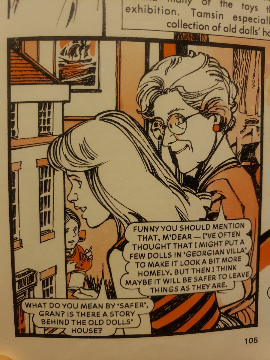 There is ALWAYS a story behind the old dolls' house, Tammy.