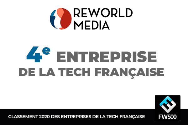 #Reworldmedia #FW500 #croissance #performance #frenchtec
📈 Reworld Media grimpe de la 5 e à la 4e place du FW500, le classement annuel des 500 entreprises de croissance de la Tech française publié par Frenchweb. 
👉 bit.ly/3nC6BQf
