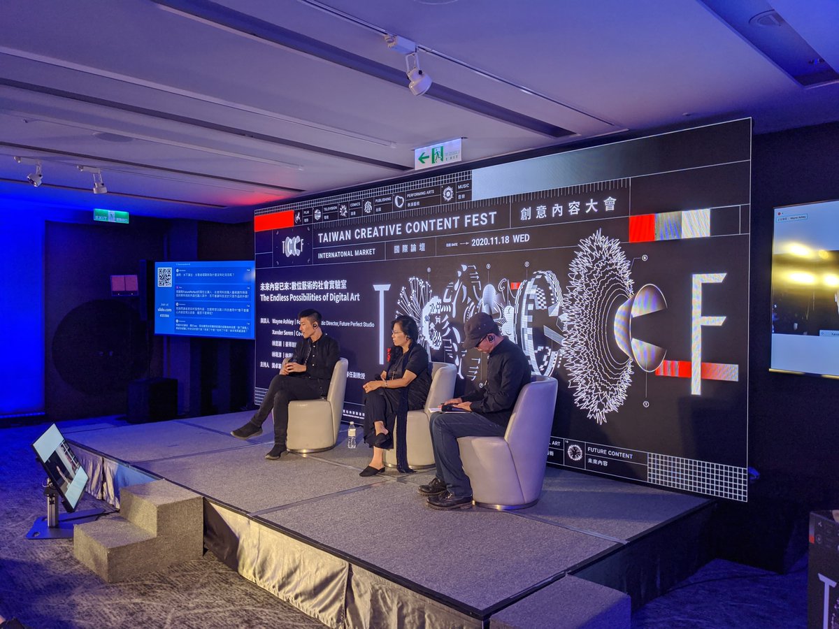 TAICCA_Official's tweet photo. #WayenAshley: “Take risks in new ways.” 
Wayen Ashley &amp; #XanderSeren created groundbreaking experiences to let musicians perform underwater &amp; find solutions to make the music more vivid. What forms of digital arts would you want to try? Share with us 🌟
#FuturePerfect #TCCF2020 https://t.co/5wBDxwykAg