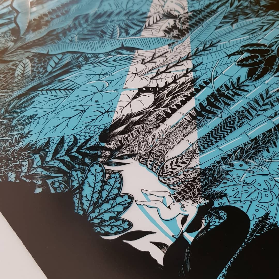 Emilas8's tweet photo. Hier j'ai été faire une nouvelle serigraphie à @Fwells_ 😊 https://t.co/qjWEGCKU6I