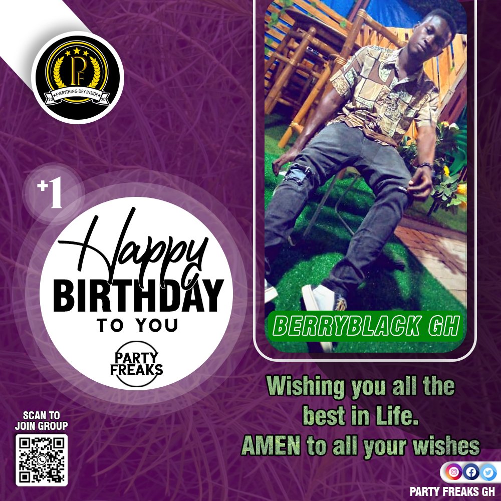 partyfreaks_'s tweet photo. Happy birthday to you @BlackghBerry
age with massive grace and prosperity πππSoar higher
Amen to all your secret prayers.
#partyfreaks
#everythingdeyinside https://t.co/7hNIXoh6vh