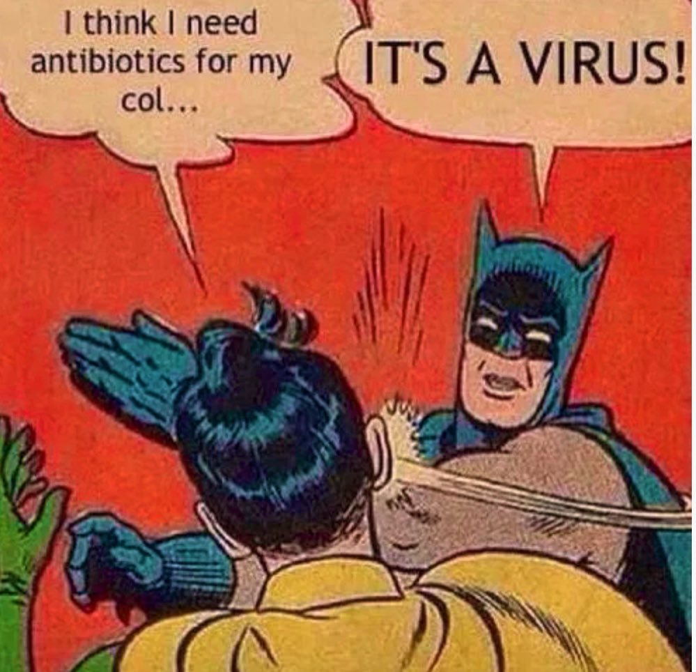 #WAAW #worldAntibioticAwarenessWeek 
🦠🚫💊
🔬🧫➡️💊