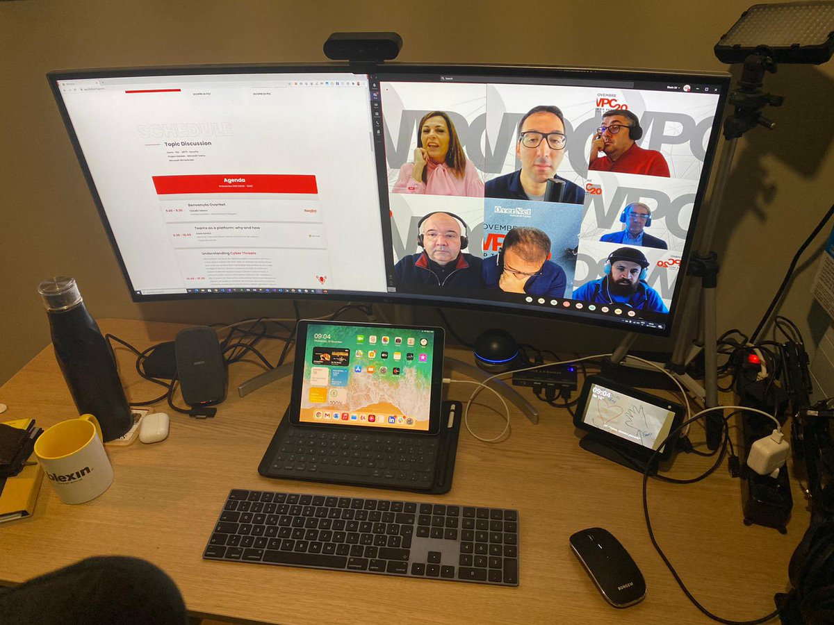MarcoLorux's tweet photo. Partiti alla grande i lavori #wpc20it travolti dall’entusiasmo e dai partecipanti #onstage c’è @FabioSantini71 #teams as a platform #avantitutta https://t.co/TK1zdDhX12