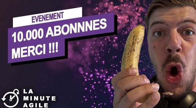 myagilepartner's tweet photo. Merci à tous La Minute Agile a dépassé les 10000 abonnés :)

https://t.co/FKlQaDv2QY https://t.co/DtuKbamGCe