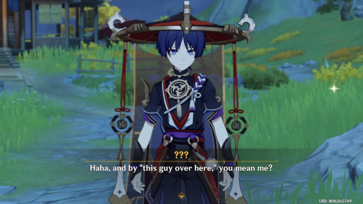 They released that he's an electro user but where is his vision? simple, he's hiding it. he shows that he's an electro user through the symbol on his shirt. stated by zhongli, the electro archon in inazuma collected all the visions given to the vision bearers to restore +