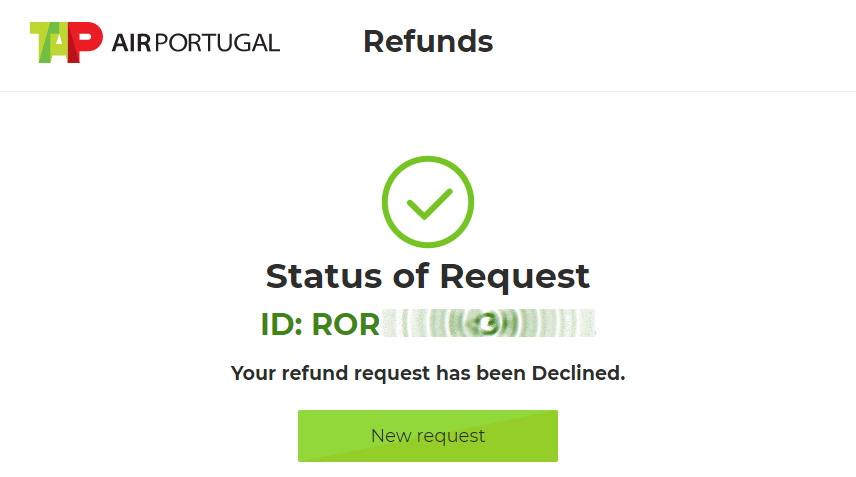 amstoutz's tweet photo. @tapairportugal sérieusement vous êtes des escrocs, 4 demandes de remboursement déclinées pour des vols annulés de l'été dernier ! Que font la @CommissionEuro et le @gouvernementFR pour protéger tous les consommateurs escroqués par ces compagnies voyous ?! https://t.co/TvcXsqen7v