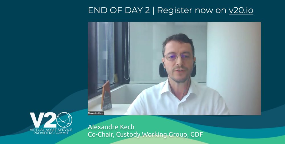 That’s a wrap! Day 2 ending with @AlexandreKechof <a href="/GlobalDigitalFi/">Global Digital Finance</a>. Today will be Industry &amp; Regulators re-convening. Register on v20.io 

#virtualasset20