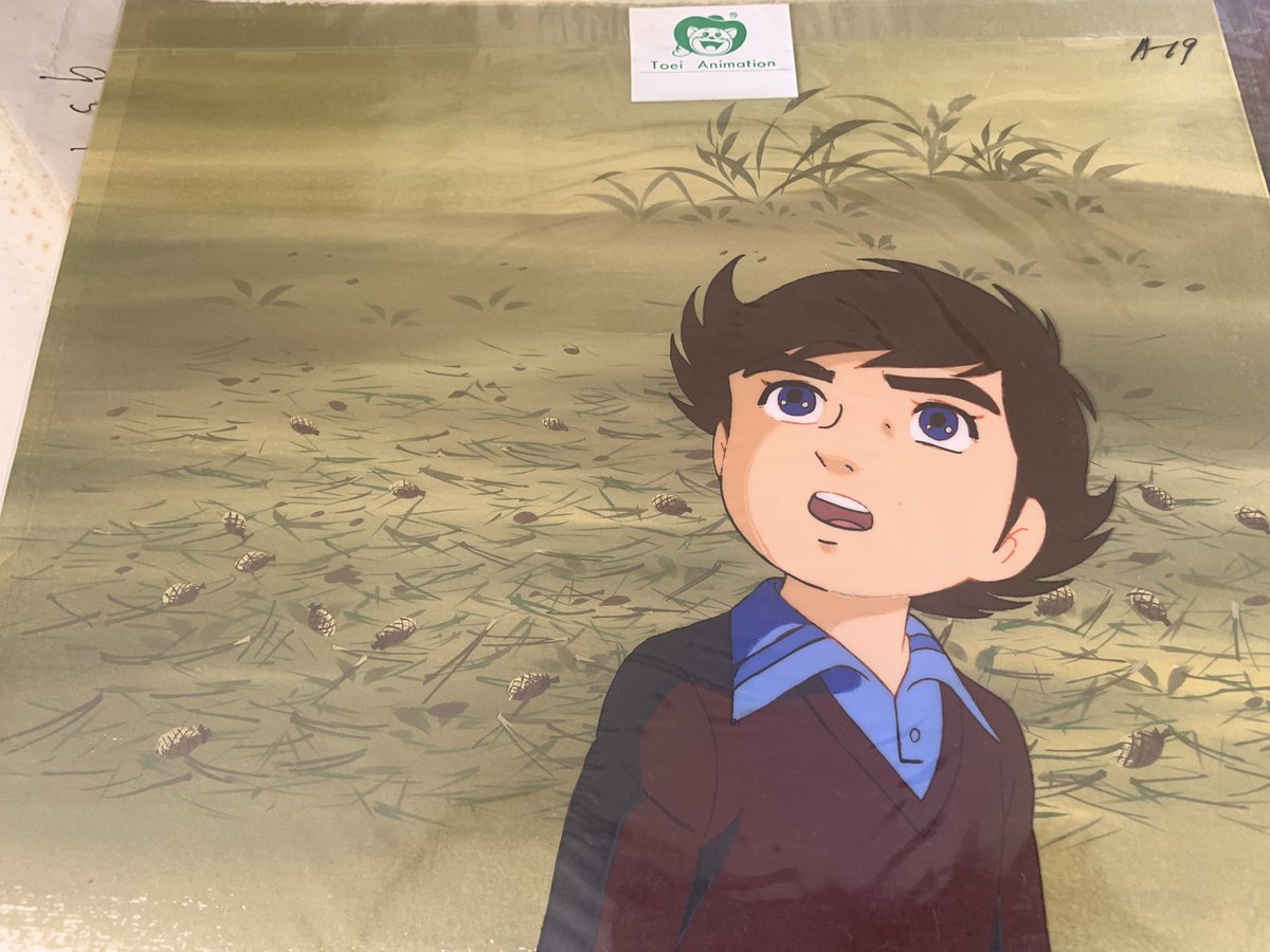 シンゴマエダbirds Melt Sky 実家にての箪笥から 40年くらい前の実際に使われた東映アニメーションのセル画が出てきた がんばれ元気の作画記録進行表も付いてる Shirobako見てた自分としては激アツ 原画演出 誰のサインなんだろう