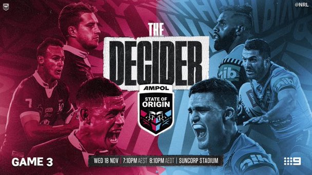 SherAndLil's tweet photo. #StateOfOrigin
Tonight.
Who ya got?
#NRL #Origin #QLDER #Blues #OriginIsOn #RugbyLeague https://t.co/99GVdNSx0S