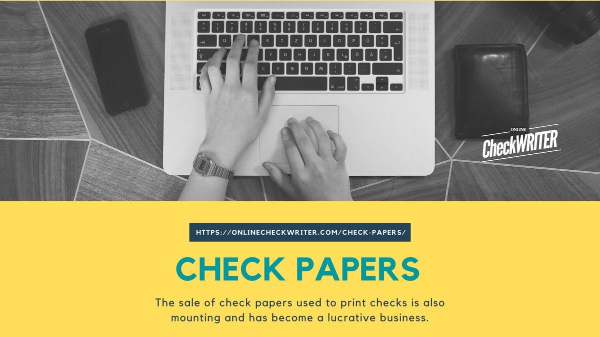 webcheckwriter's tweet photo. https://t.co/LLaH9ltgtp
One should make certain the quality of check papers as the banks’ refusal rate of transactions regarding checks’ excellence is very significant.
#OnlineCheckWriter #CheckPapers #CheckPaper #PrintCheckPaper https://t.co/41j5072KzW