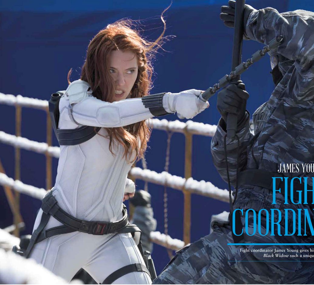 📸 | More photos of Scarlett Johansson, Cate Shortland an O.T. fagbenle from Black Widow movie official book via @/scarlettfandaily insta ❤️