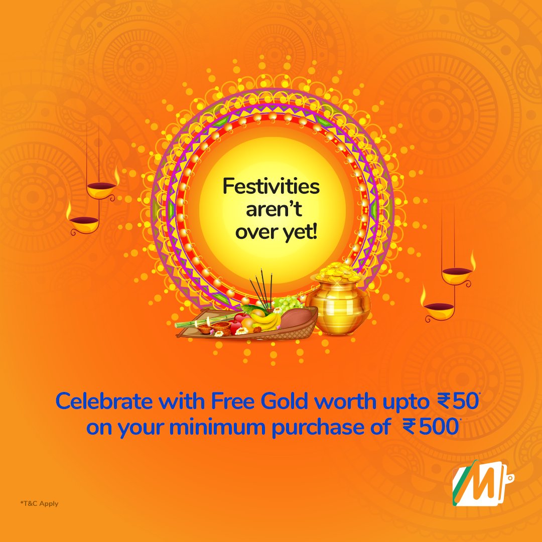 MobiKwik's tweet photo. Gold is never old! Avail this offer before it's too late!

https://t.co/lXok92sae6

#gold #goldprice #goldoffer #freegold https://t.co/NPORpWUcSk