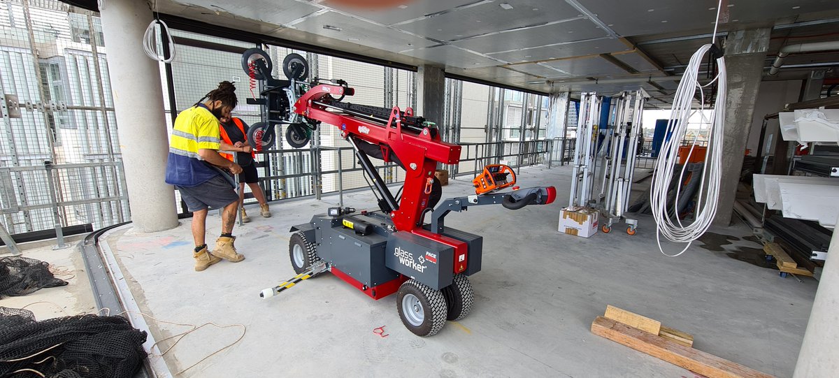 PaceCranes's tweet image. New Glass Worker GW625 delivered to @winfixgroup for glass installation in North Sydney. #glassworker #uplifter #glassinstallation #glass #glasslifters #glassvacuumlifting #glasshandling #pacecranes