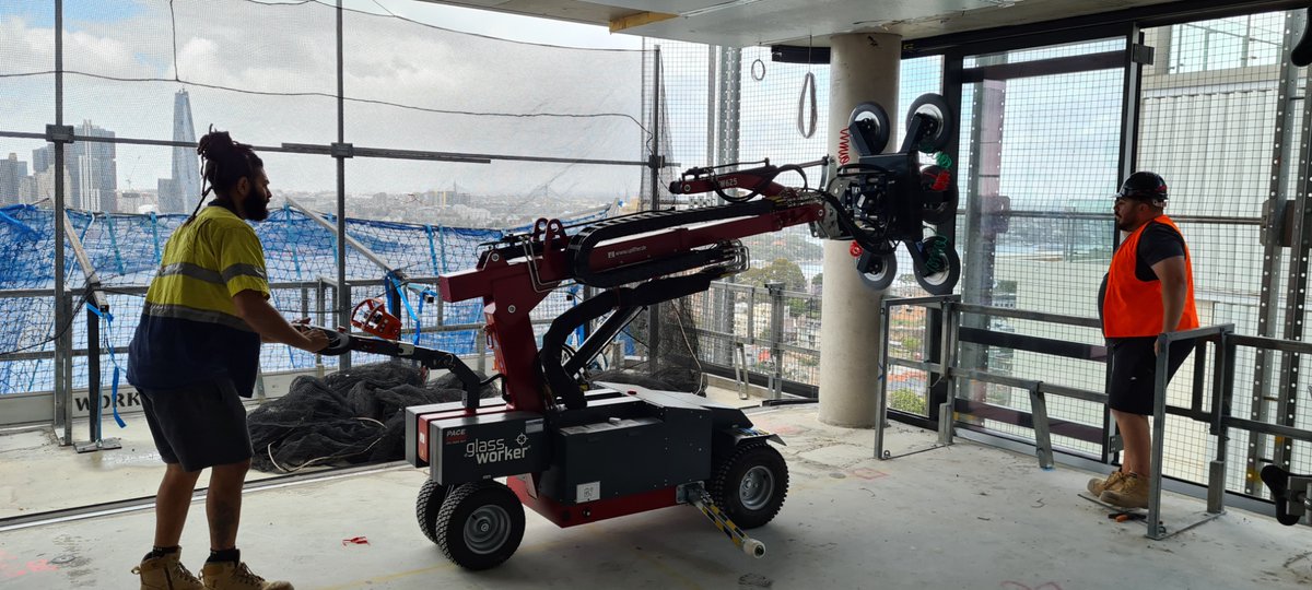 PaceCranes's tweet image. New Glass Worker GW625 delivered to @winfixgroup for glass installation in North Sydney. #glassworker #uplifter #glassinstallation #glass #glasslifters #glassvacuumlifting #glasshandling #pacecranes