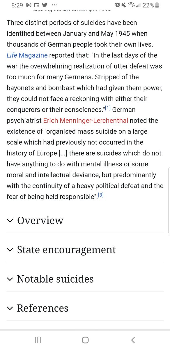 First, understand this.In 1945, OVER SEVEN THOUSAND REGULAR, NAZI SUPPORTING GERMANS committed suicide. That is some Jim Jones on steroids level cult. The propaganda had them in this bizarre world view they were afraid to live in a world where they weren't in charge.
