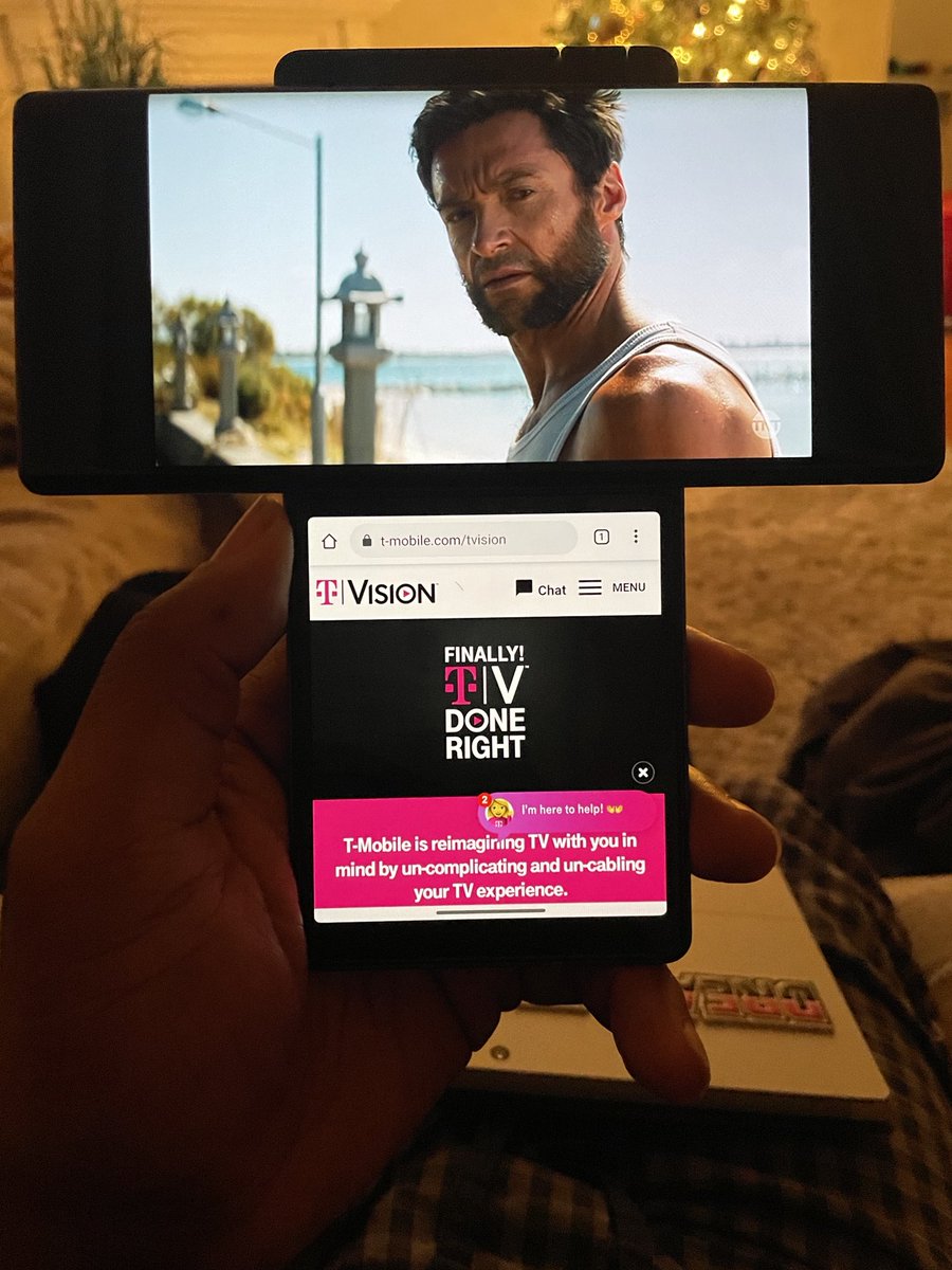 Watching TVision on the #LGWing while browsing the web at the same time is amazing on the T-Mobile 5G Network ⁦<a href="/LGUSAMobile/">LG USA Mobile</a>⁩ ⁦<a href="/ScottWalz439/">Scott Walz</a>⁩ <a href="/TyTykim001/">TY Kim</a>