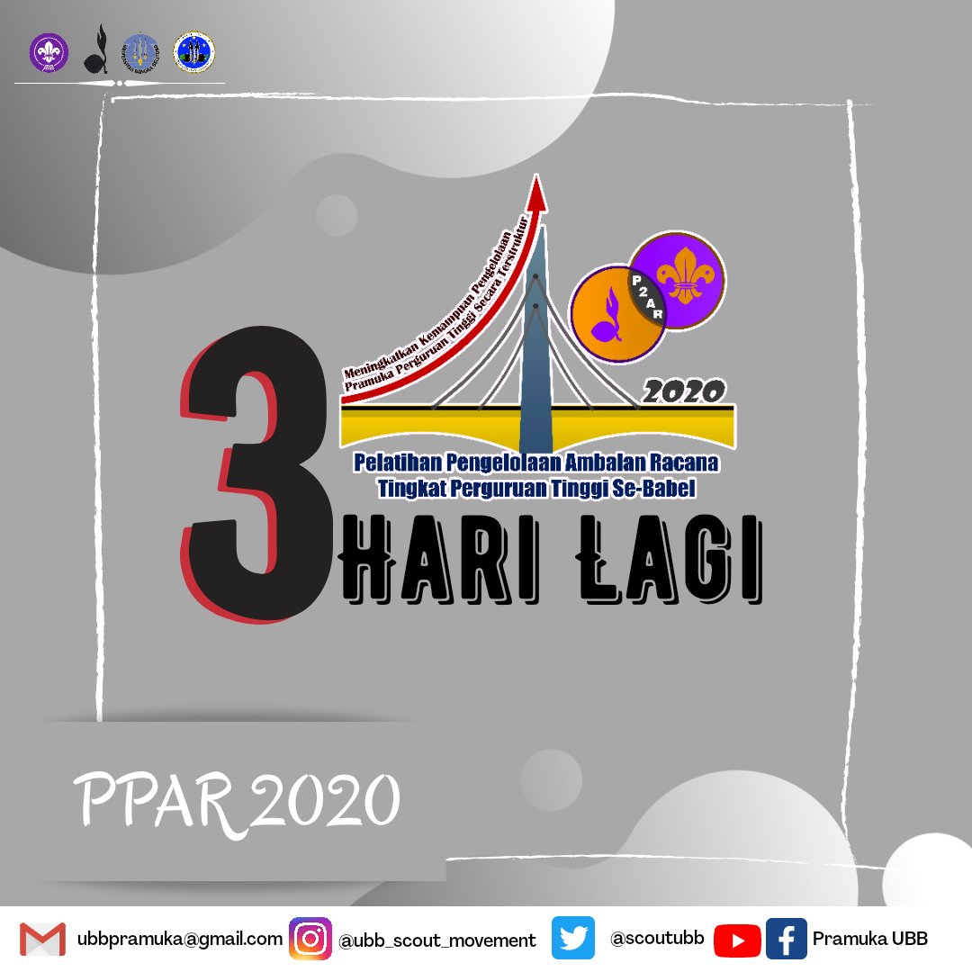 SATYAKU KU DHARMAKAN, DHARMAKU KU BHAKTIKAN
SALAM PRAMUKA⚜️
HALLO KAKAK👋🏻
[UBB SCOUT MOVEMENT]
#ubbscoutmovement
#gerakanpramukaubb
#pramukabangka
#pramukababel