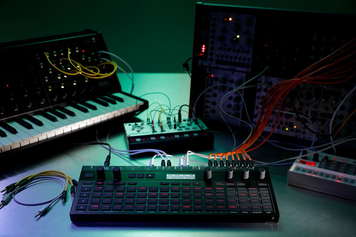 KorgUK's tweet photo. The new generation of hardware #sequencing is here - introducing the #SQ64 #PolySequencer! Providing an unparalleled level of connectivity & intuitive hands-on control, it provides all the flexibility & editing tools to take your music to the next level. #korgsq64 #stepsequencer https://t.co/PEG22VQJ0G