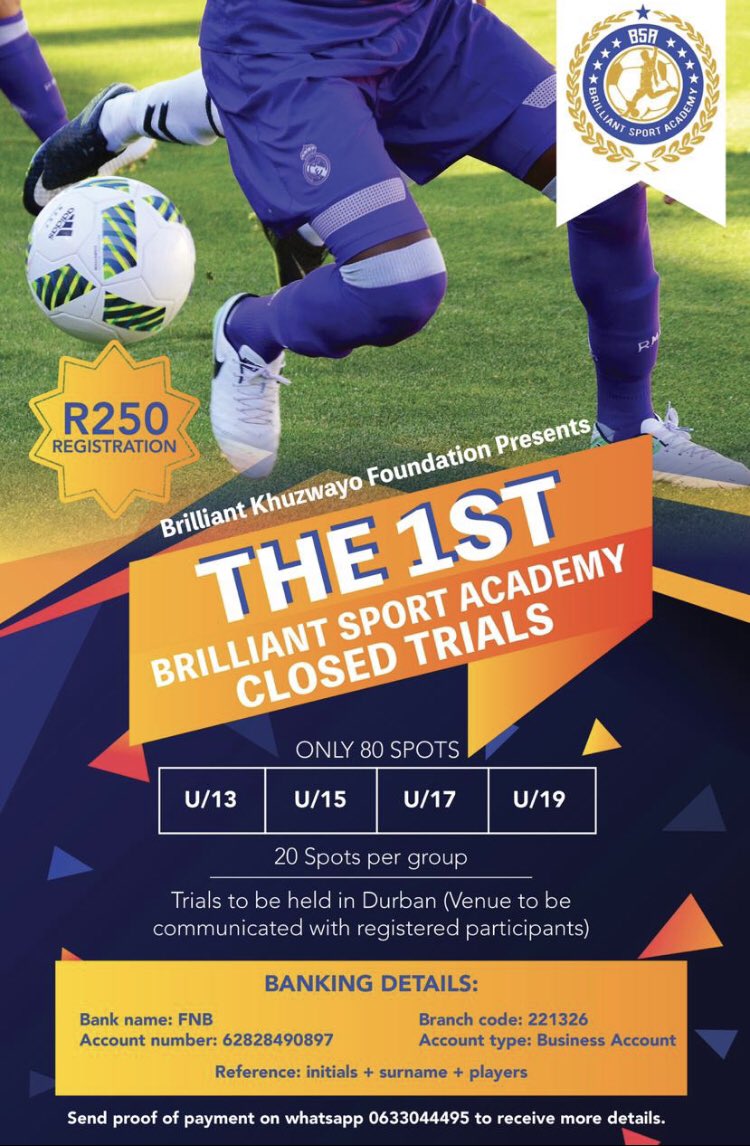 It’s the passion for development football for me 🙏🏾. I welcome you all. THE BRILLIANT ONE