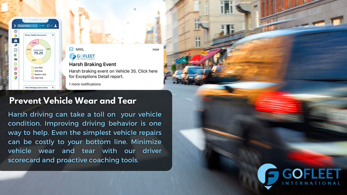 GofleetI's tweet image. Take advantage of GFI&apos;s flexible notification system to receive email or text message notifications based on user-defined rules and more.

To learn more, visit us at gofleetinternational.com and book your system demo today.

#Telematics #gofleetinternational #fleetmanagement
