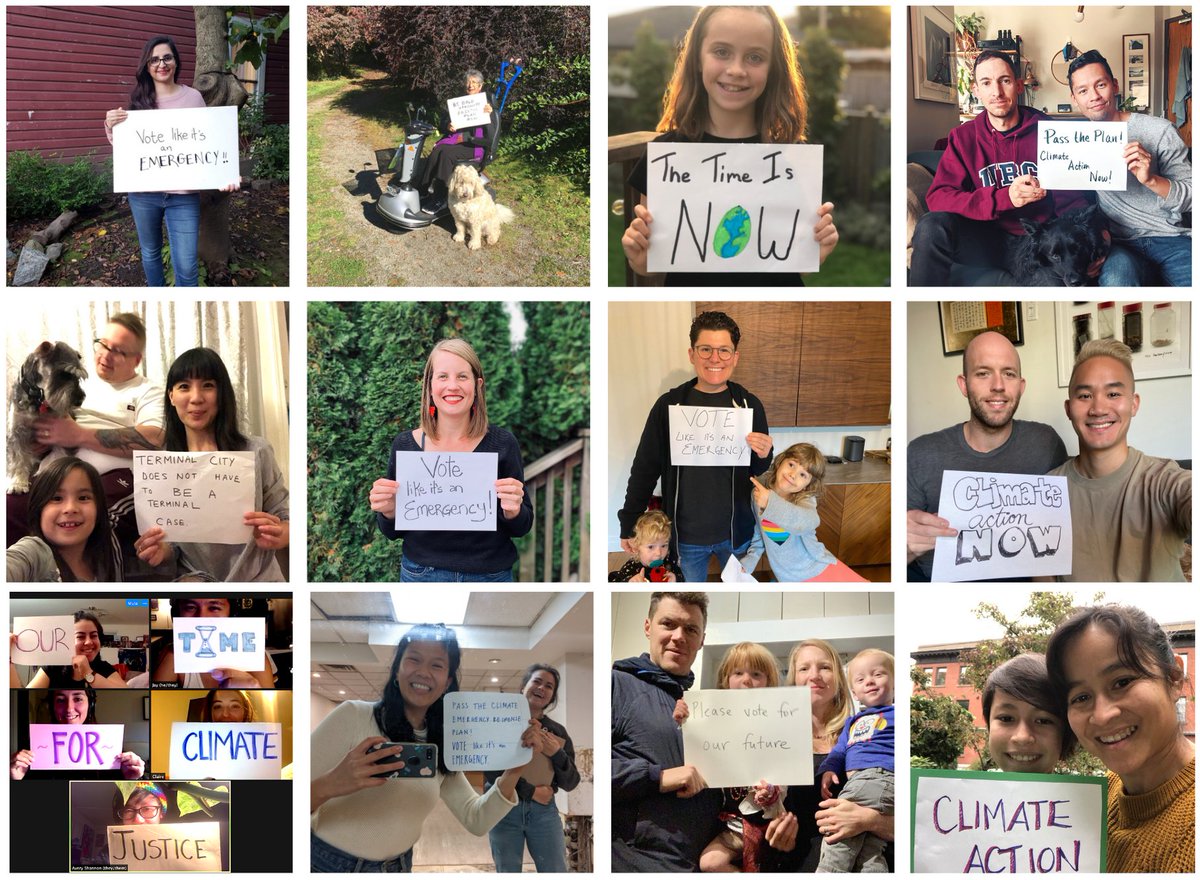 Vancouver just passed an ambitious, comprehensive Climate Emergency Action Plan, based on science, and rooted in justice. Huge thank you to everyone who worked to make this possible! More on the plan here: twitter.com/christineeboyl… Such a great win to celebrate tonight! #vanpoli