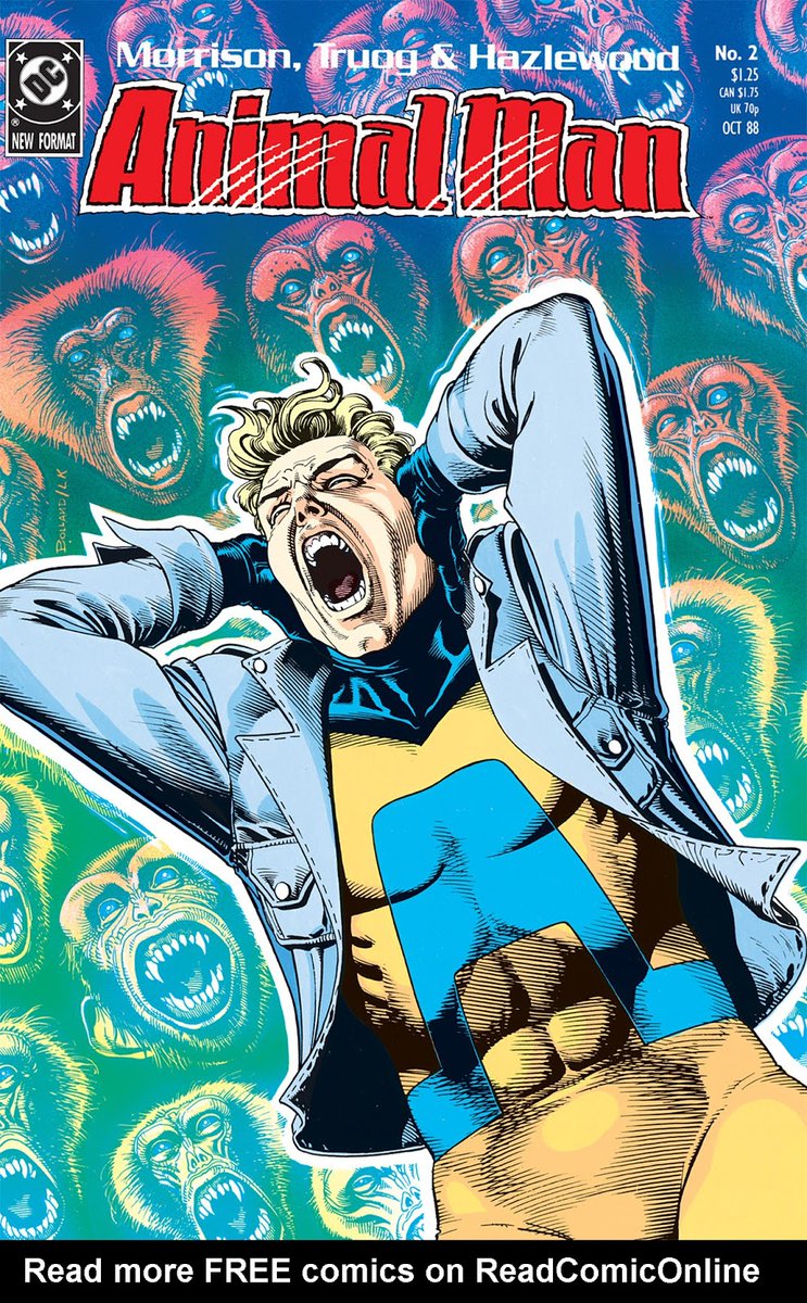 Animal man in Particular is almost right at the same place where Swamp Thing was, a character who could become darker and be used to deal with weightier themes like animal abuse seems like a perfect fit for an Alan Moore reinvention.