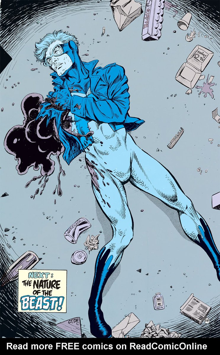 So the initial 4 issue miniseries, is basically a superhero horror story, but it does have some unique Morrison touches that would define him. For one him figuring out weird uses of powers, and love of the Silver Age.