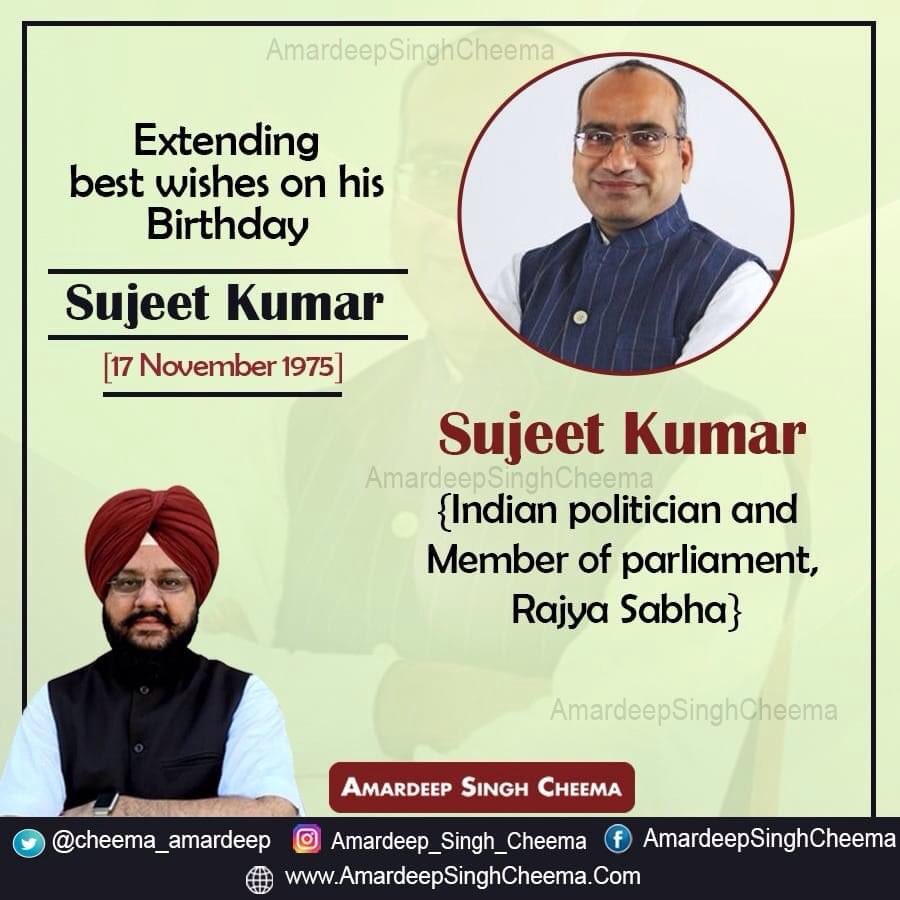 AmardeepSCheema's tweet image. #SujeetKumar is an Indian politician of the #BijuJanataDalparty and a Member of Parliament, representing #Odisha in the #RajyaSabha.@SujeetKOfficial @bjd_odisha
