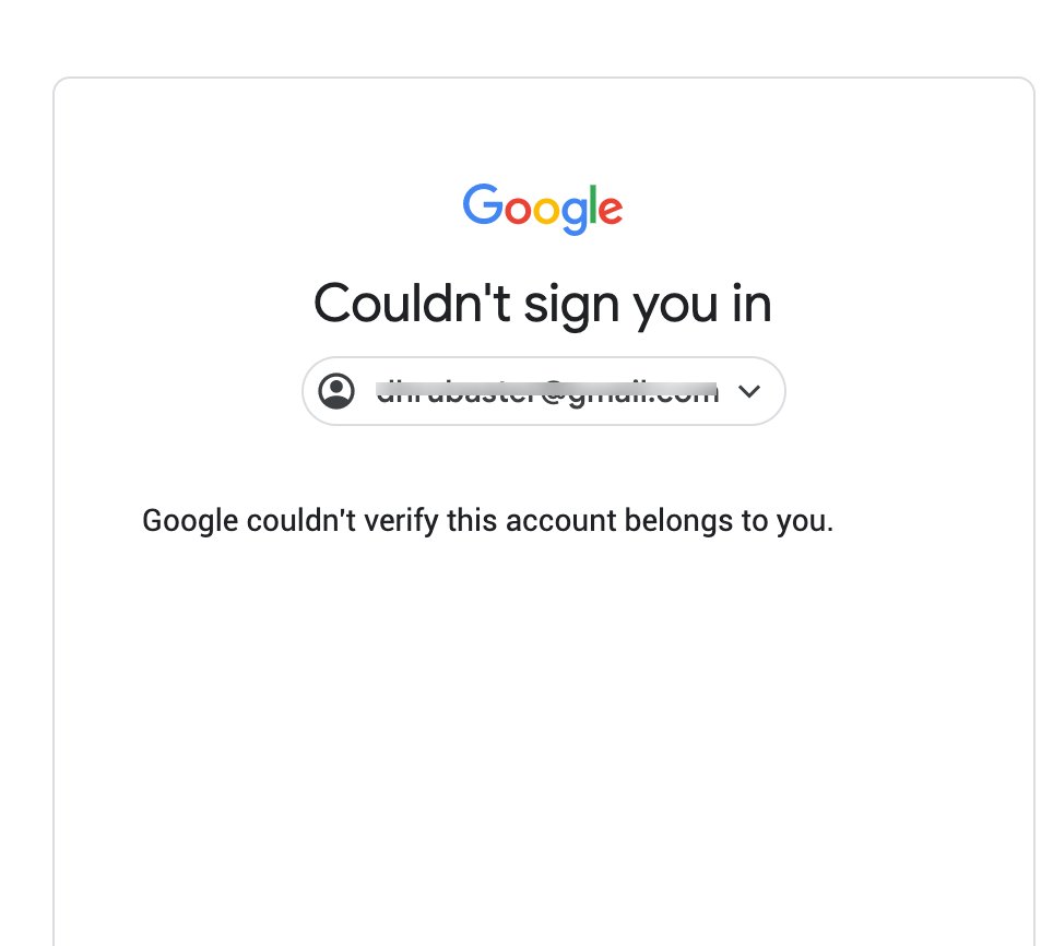 acpmasquerade's tweet photo. @Google, Something is seriously wrong with your algorithm. After sending a notification to my phone for verification, you send this. I need my account back, and it has a paid subscription too. https://t.co/HS7TUZa0ak