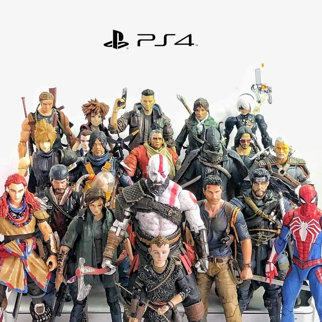 WrekGar's tweet photo. Some icons from the history of @Playstation 
#PS #URNotRedE 
#PS2 #LiveInYourWorldPlayInOurs 
#PS3 #LongLivePlay #Beyond
#PS4 #GreatnessAwaits
Who will join for #PS5 #PlayHasNoLimits https://t.co/QAHoVWpZEk