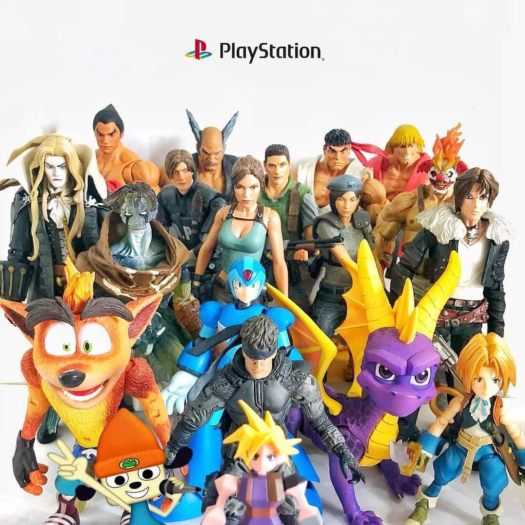 WrekGar's tweet photo. Some icons from the history of @Playstation 
#PS #URNotRedE 
#PS2 #LiveInYourWorldPlayInOurs 
#PS3 #LongLivePlay #Beyond
#PS4 #GreatnessAwaits
Who will join for #PS5 #PlayHasNoLimits https://t.co/QAHoVWpZEk