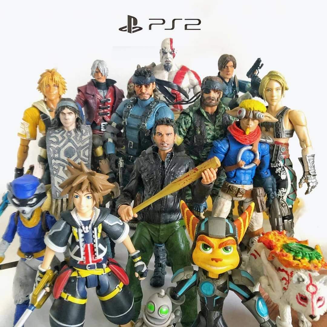 WrekGar's tweet photo. Some icons from the history of @Playstation 
#PS #URNotRedE 
#PS2 #LiveInYourWorldPlayInOurs 
#PS3 #LongLivePlay #Beyond
#PS4 #GreatnessAwaits
Who will join for #PS5 #PlayHasNoLimits https://t.co/QAHoVWpZEk