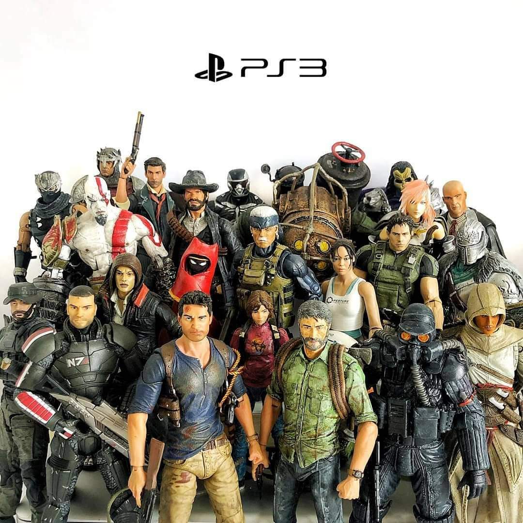 WrekGar's tweet photo. Some icons from the history of @Playstation 
#PS #URNotRedE 
#PS2 #LiveInYourWorldPlayInOurs 
#PS3 #LongLivePlay #Beyond
#PS4 #GreatnessAwaits
Who will join for #PS5 #PlayHasNoLimits https://t.co/QAHoVWpZEk