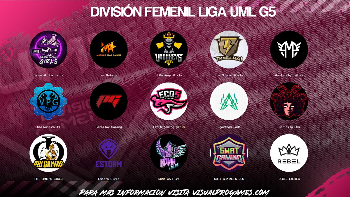 Ya pueden consultar el bracket de nuestro #TORNEO #FEMENIL en: visualprogames.com/duelos/10

Lets go!!!